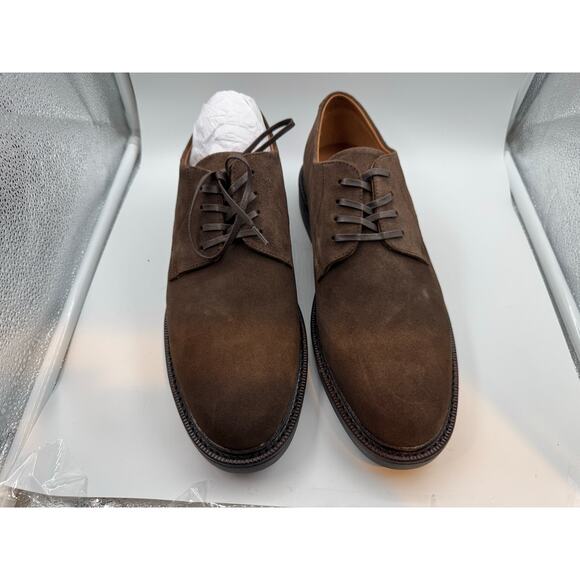 Polo Ralph Lauren Asher Men\'s Brown Suede Derby Dress Shoe 7D NWT